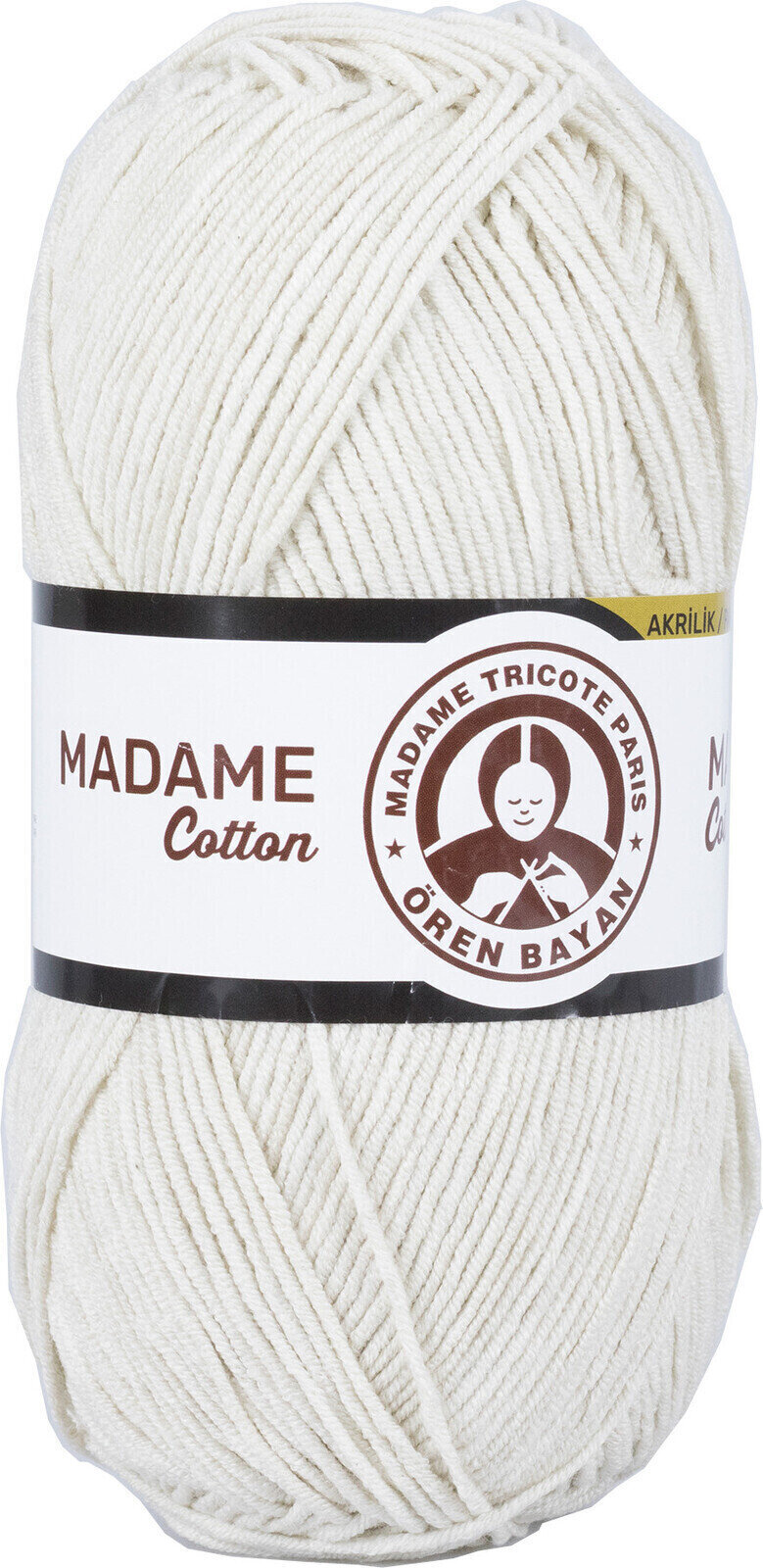 Knitting Yarn Madame Tricote Paris Madame Cotton 003 Beige Knitting Yarn