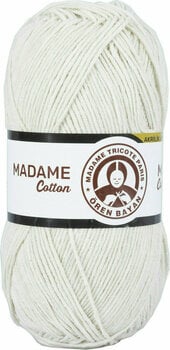Knitting Yarn Madame Tricote Paris Madame Cotton 003 Beige Knitting Yarn - 1