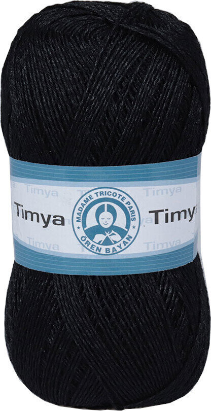 Knitting Yarn Madame Tricote Paris Timya 9999 Black Knitting Yarn
