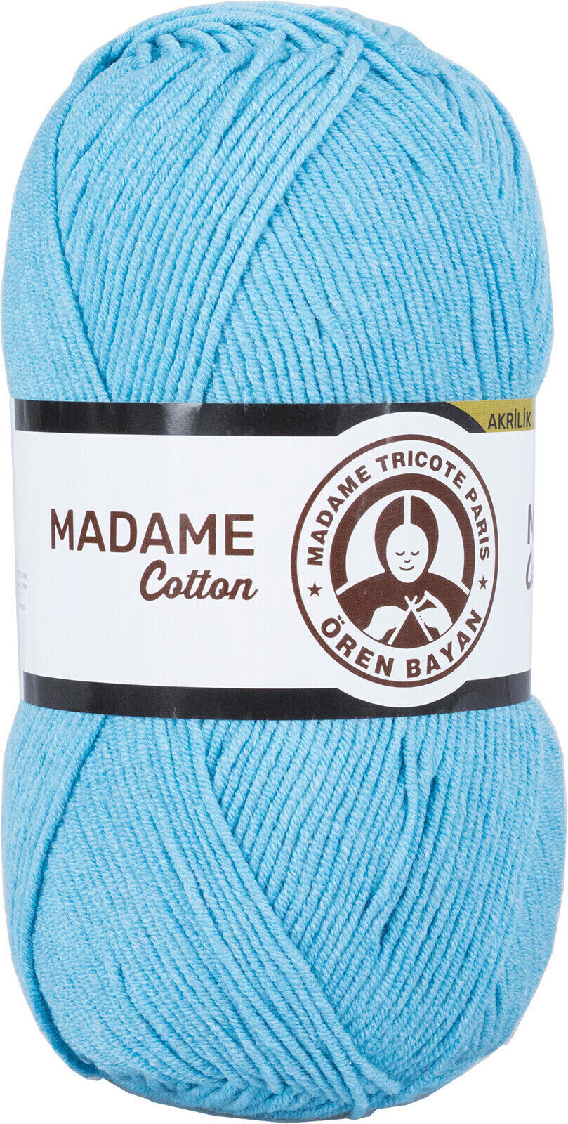 Fire de tricotat Madame Tricote Paris Madame Cotton 016 Azure Fire de tricotat