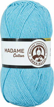 Fire de tricotat Madame Tricote Paris Madame Cotton 016 Azure Fire de tricotat - 1