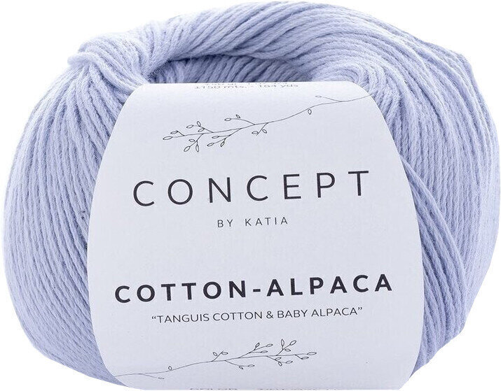 Fil à tricoter Katia Cotton-Alpaca 92 Light Jeans Fil à tricoter