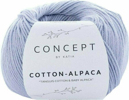 Fil à tricoter Katia Cotton-Alpaca 92 Light Jeans Fil à tricoter - 1