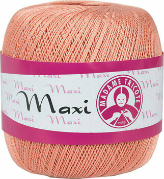 Плетене на една кука прежда Madame Tricote Paris Maxi 4934 Salmon - 1