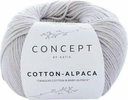 Fil à tricoter Katia Cotton-Alpaca 82 Beige Grey Fil à tricoter - 1