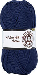 Pletacia priadza Madame Tricote Paris Madame Cotton 011 Navy Pletacia priadza