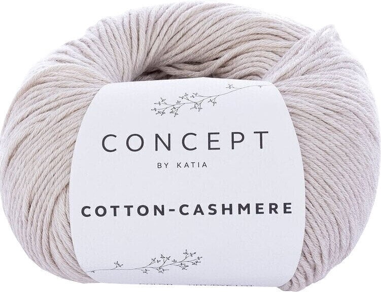 Knitting Yarn Katia Cotton Cashmere 54 Beige
