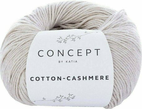 Fil à tricoter Katia Cotton Cashmere 54 Beige - 1