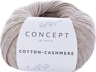 Pređa za pletenje Katia Cotton Cashmere 55 Medium Beige Pređa za pletenje