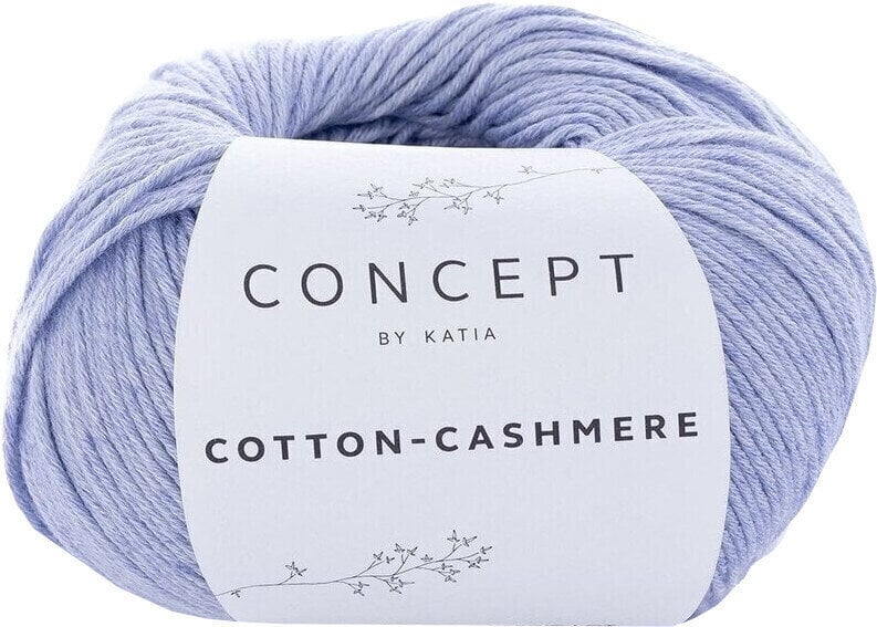Knitting Yarn Katia Cotton Cashmere 58 Light Jeans