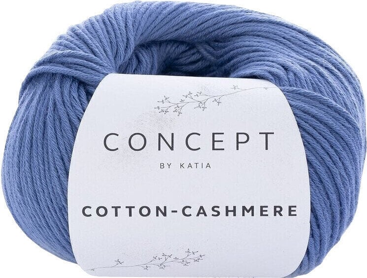 Fios para tricotar Katia Cotton Cashmere 65 Jeans