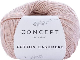 Pletacia priadza Katia Cotton Cashmere 66 Salmon Range Pletacia priadza