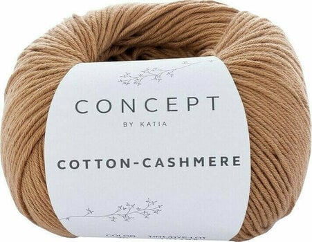 Pređa za pletenje Katia Cotton Cashmere 70 Camel - 1