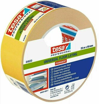 Waterline Tape TESA Professional 64620 W Double-Sided Carpet Laying Tape 25m x 50mm - 1