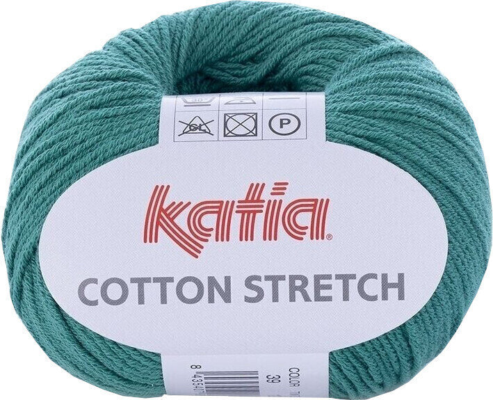 Pletilna preja Katia Cotton Stretch 39 Green
