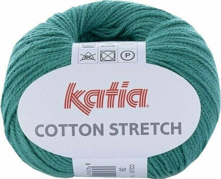 Fios para tricotar Katia Cotton Stretch 39 Green - 1
