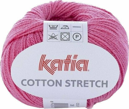Fil à tricoter Katia Cotton Stretch 38 Rose Fil à tricoter - 1