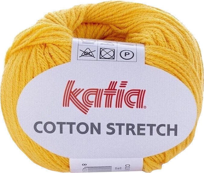 Knitting Yarn Katia Cotton Stretch 36 Yellow