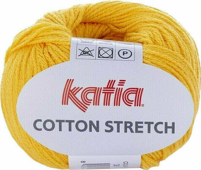 Pletací příze Katia Cotton Stretch 36 Yellow - 1