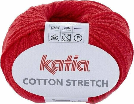 Hilo de tejer Katia Cotton Stretch 33 Red Hilo de tejer - 1