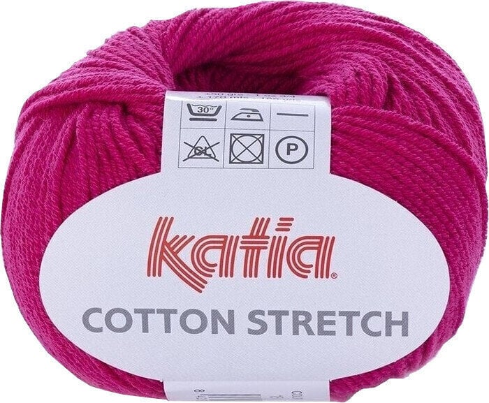 Kötőfonal Katia Cotton Stretch 15 Fuchsia