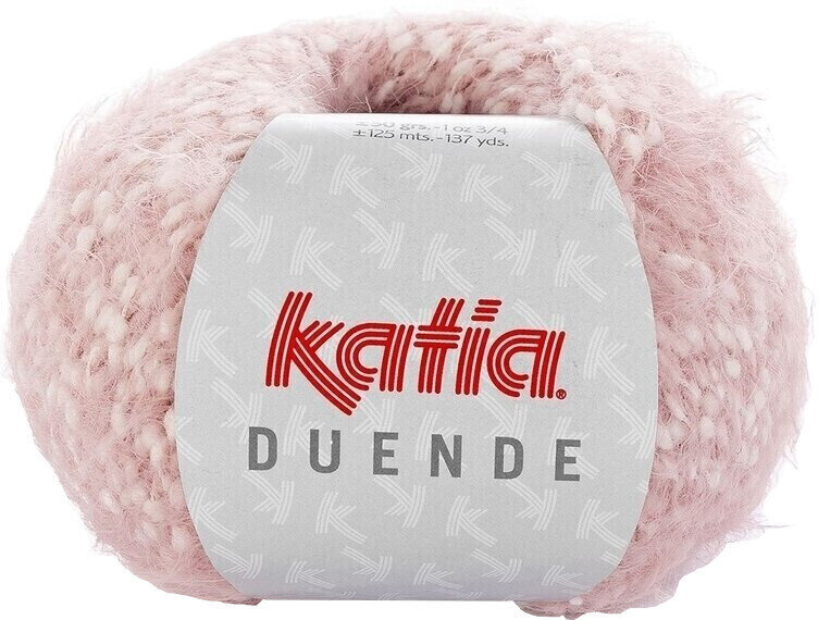 Fil à tricoter Katia Duende 302 Rose/Off White Fil à tricoter