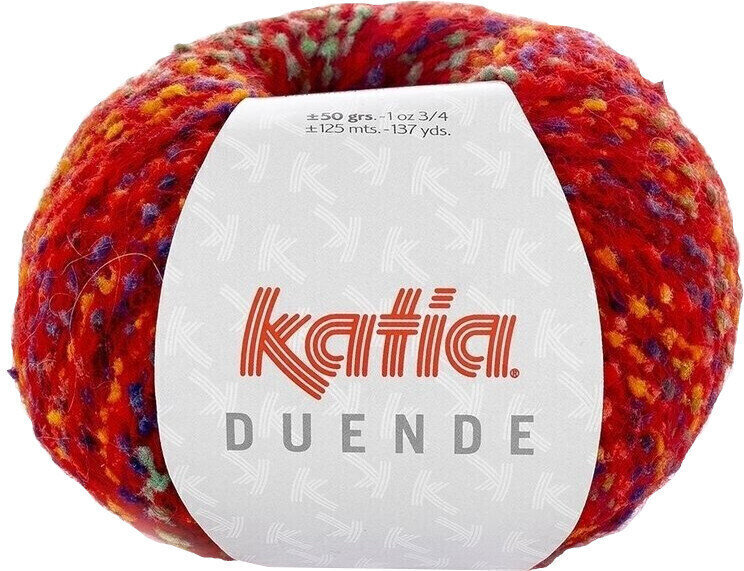 Fios para tricotar Katia Duende 403 Multicolour/Red