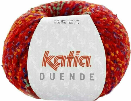 Knitting Yarn Katia Duende 403 Multicolour/Red - 1