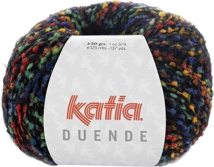 Stickgarn Katia Duende 405 Multicolour/Black