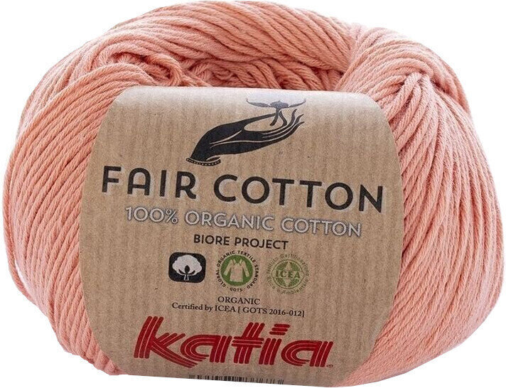 Fil à tricoter Katia Fair Cotton 28 Salmon Range Fil à tricoter