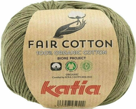 Fire de tricotat Katia Fair Cotton 36 Khaki - 1