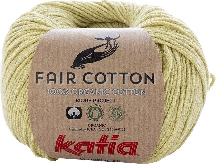 Fil à tricoter Katia Fair Cotton 34 Pistachio Fil à tricoter