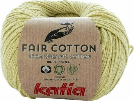 Fil à tricoter Katia Fair Cotton 34 Pistachio Fil à tricoter - 1