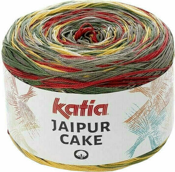 Pređa za pletenje Katia Jaipur Cake 401 Off White/Beige/Moss Green/Rust/Maize Yellow Pređa za pletenje - 1