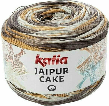 Νήμα Πλεξίματος Katia Jaipur Cake 402 Off White/Beige/Brown/Sand Yellow - 1