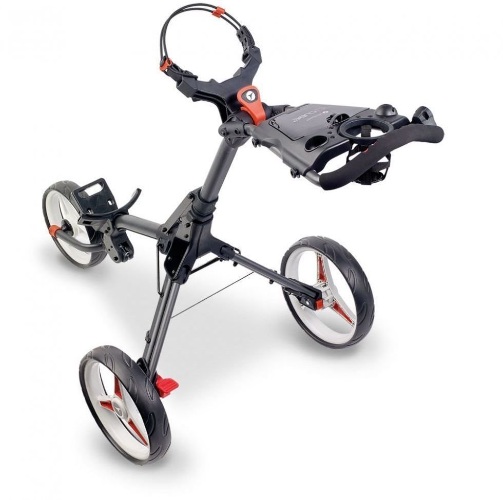 Ročni voziček za golf Motocaddy Cube Red Golf Trolley