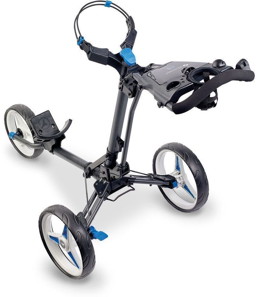 Ръчна количка за голф Motocaddy P1 Blue Golf Trolley