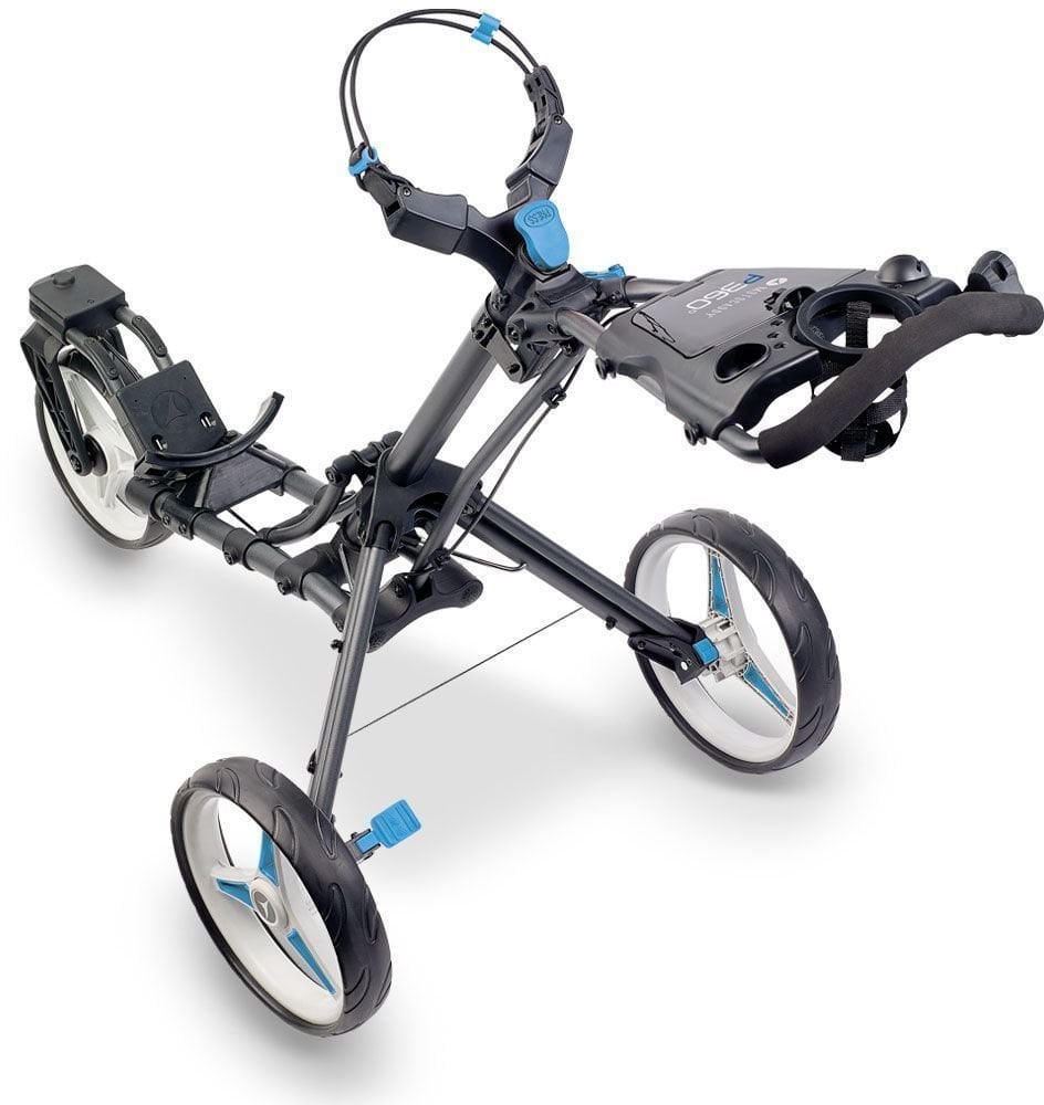 Ръчна количка за голф Motocaddy P360 Blue Golf Trolley