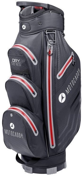 Borsa da golf Cart Bag Motocaddy Dry Series Nero-Rosso Borsa da golf Cart Bag