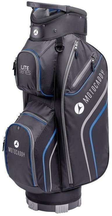 Borsa da golf Cart Bag Motocaddy Lite Series Nero-Blu Borsa da golf Cart Bag