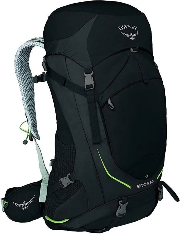 Outdoor Backpack Osprey Stratos 50 II Black M/L 50 L Outdoor Backpack