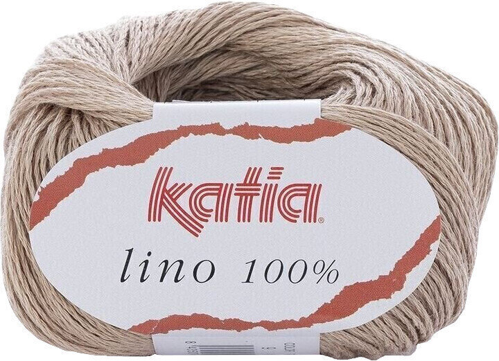 Knitting Yarn Katia Lino 100% 9 Beige Knitting Yarn