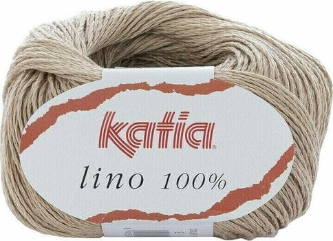 Knitting Yarn Katia Lino 100% 9 Beige - 1