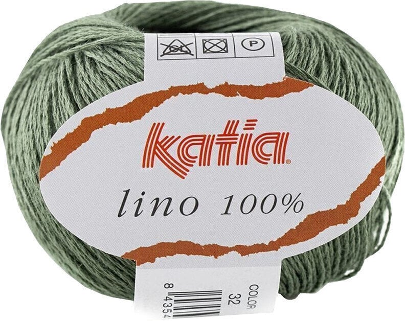 Pređa za pletenje Katia Lino 100% 32 Reseda Green