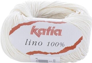 Strickgarn Katia Lino 100% 3 Off White Strickgarn