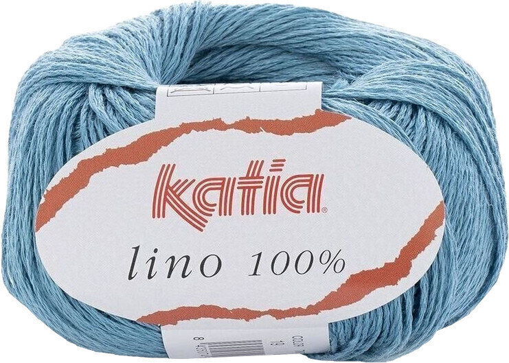 Fire de tricotat Katia Lino 100% 19 Light Jeans