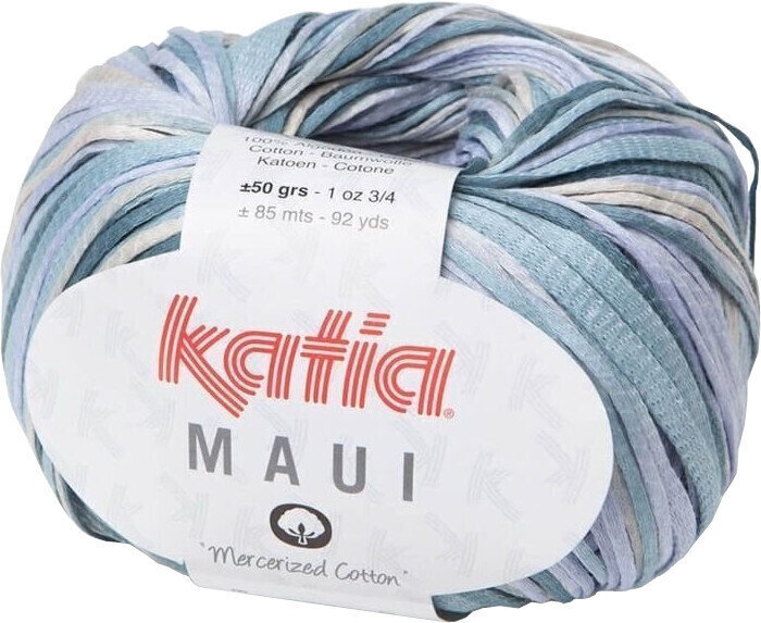 Strikkegarn Katia Maui 101 Blue/Stone Grey