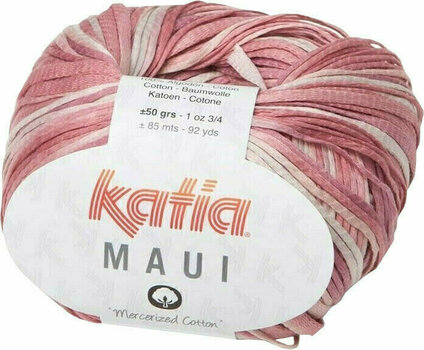 Fios para tricotar Katia Maui 102 Rose/Stone Grey - 1
