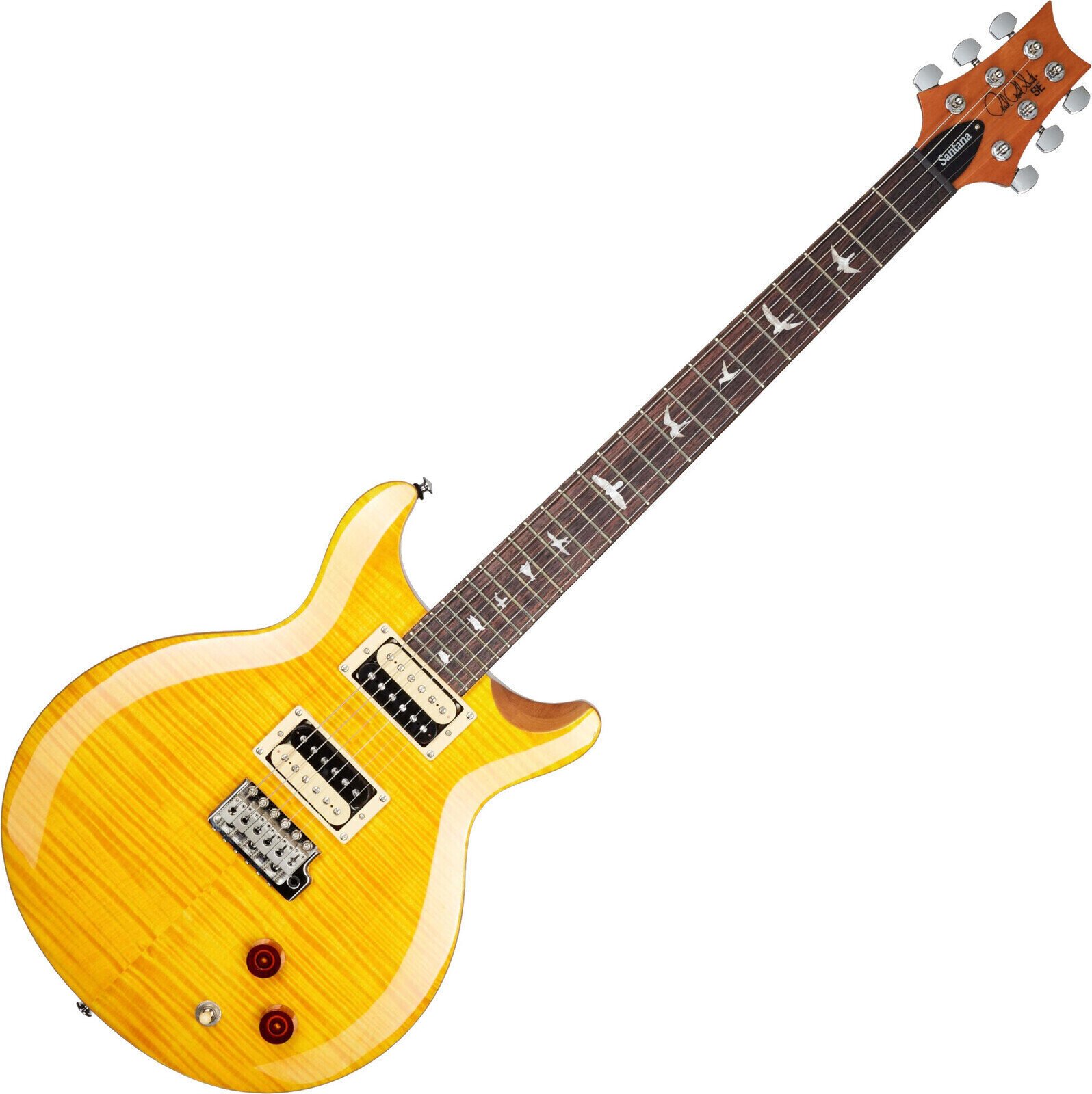 Elektromos gitár PRS SE Santana Sárga