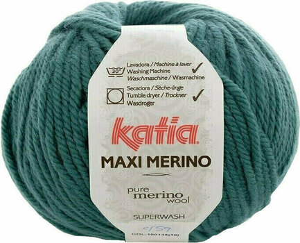 Fil à tricoter Katia Maxi Merino 59 Emerald Fil à tricoter - 1